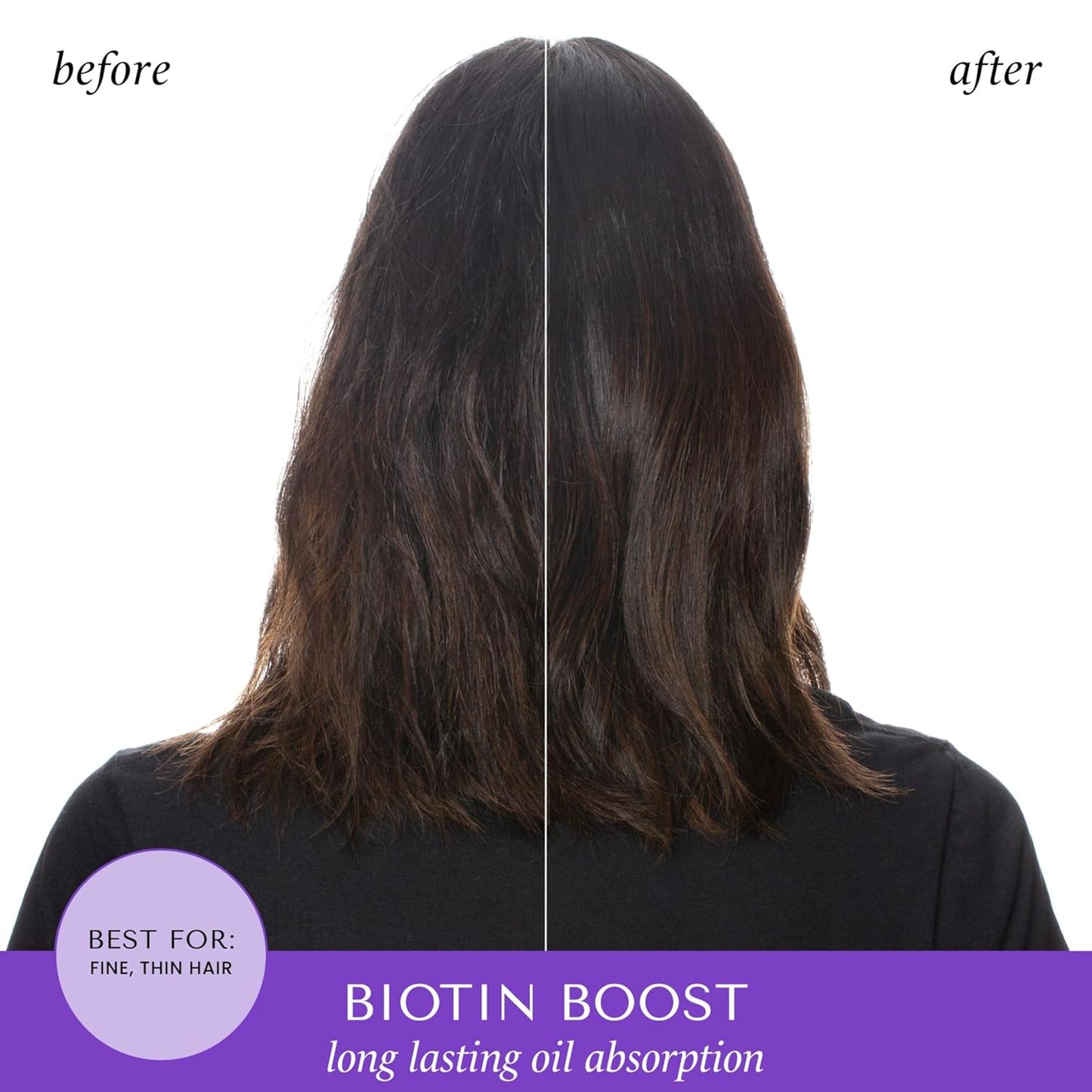 HASK Biotin Boost Thickening Dry Shampoo – Absorbs Oil, Adds Volume & Lift, Strengthens Strands, No Sulfates or Parabens, Cruelty-Free – 8.1oz