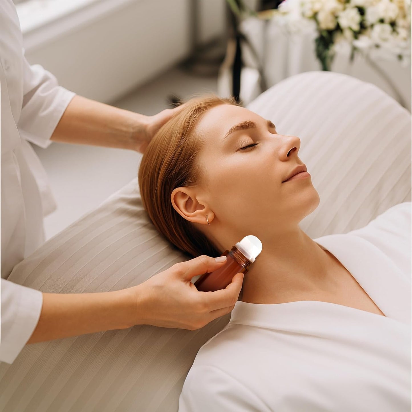 Essential Oil Roller Bottles, 2PCS (50ml/30ml) Thick Glass Perfume Roller Bottles with Funnel and Dropper Glass Empty Bottles Beauty and Personal Care Tools for Fragrance (Amber, 30ML)