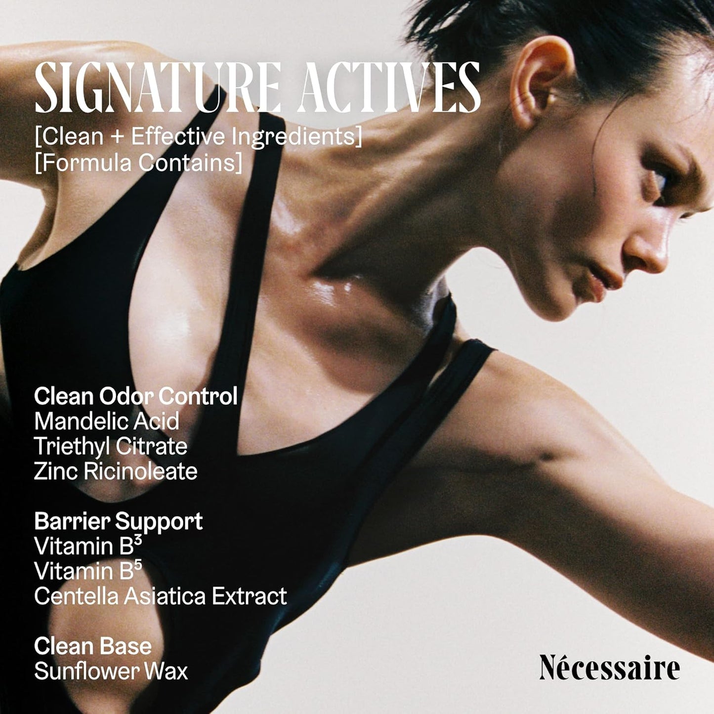 Nécessaire The Deodorant Fragrance-Free | Natural Aluminum Free Deodorant For Women & Men. Extra Strength Treatment with Mandelic Acid. Free of Baking Soda, Ozokerite & Parabens (2x 75 g/2.5 oz)