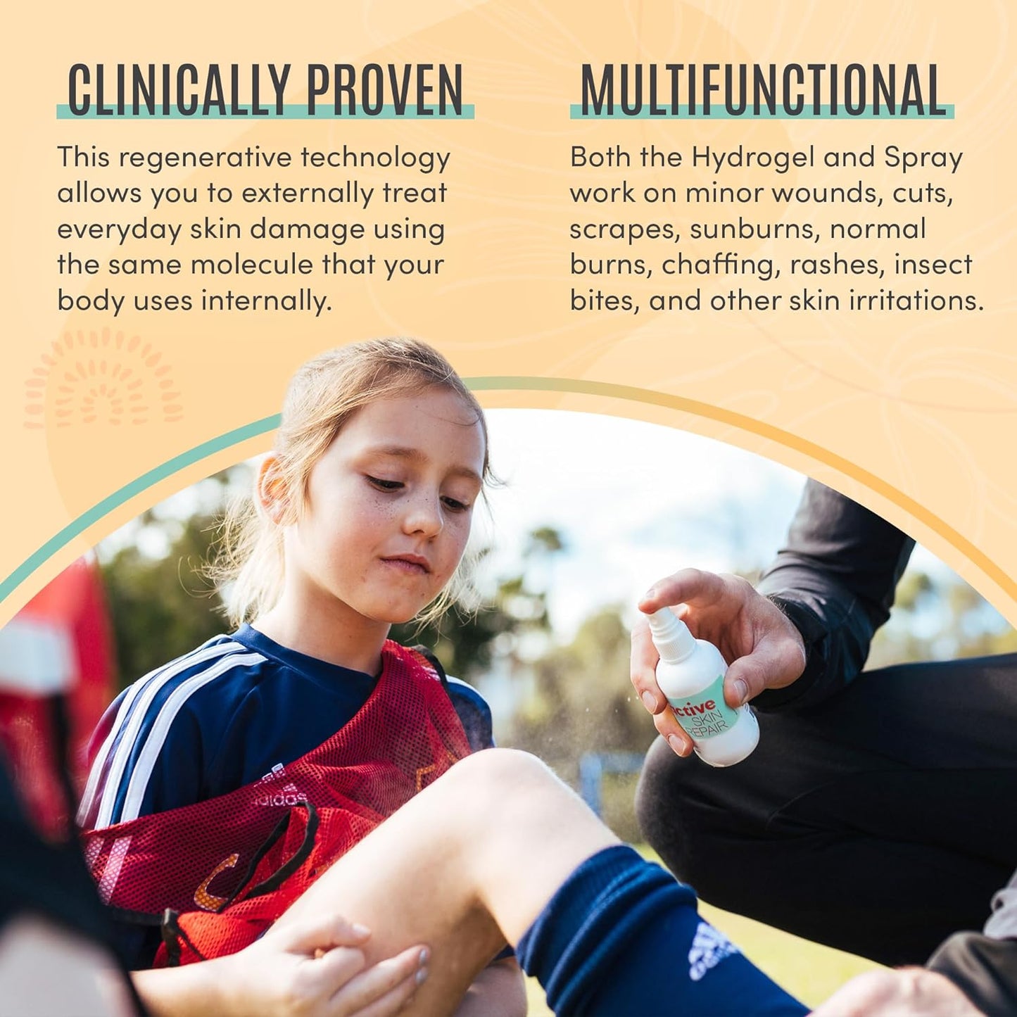 Active Skin Repair - First Aid Natural & Non-Toxic Healing Ointment & Antiseptic Spray for Minor Cuts, Wounds, Scrapes, Rashes, Sunburns, and Other Skin Irritations (Bundle, Combo, 3 oz Each)