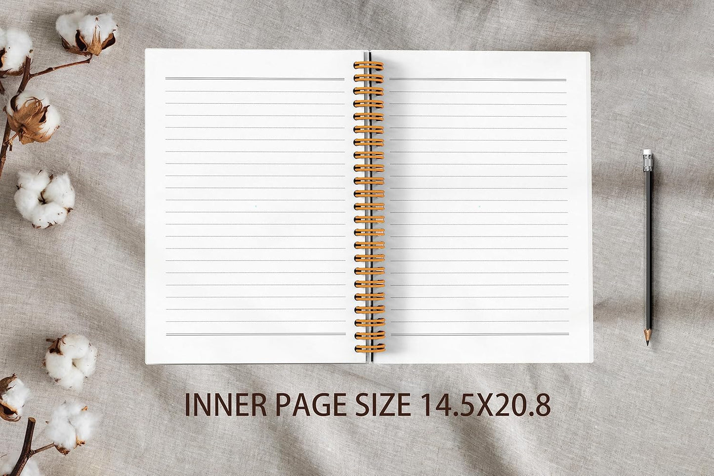 VNWEK Western Notebook,Western School Office Supplies,Boho Notebook,Cactus Notebook,Spiral Notebook Journal 5.5x8.3 Inch